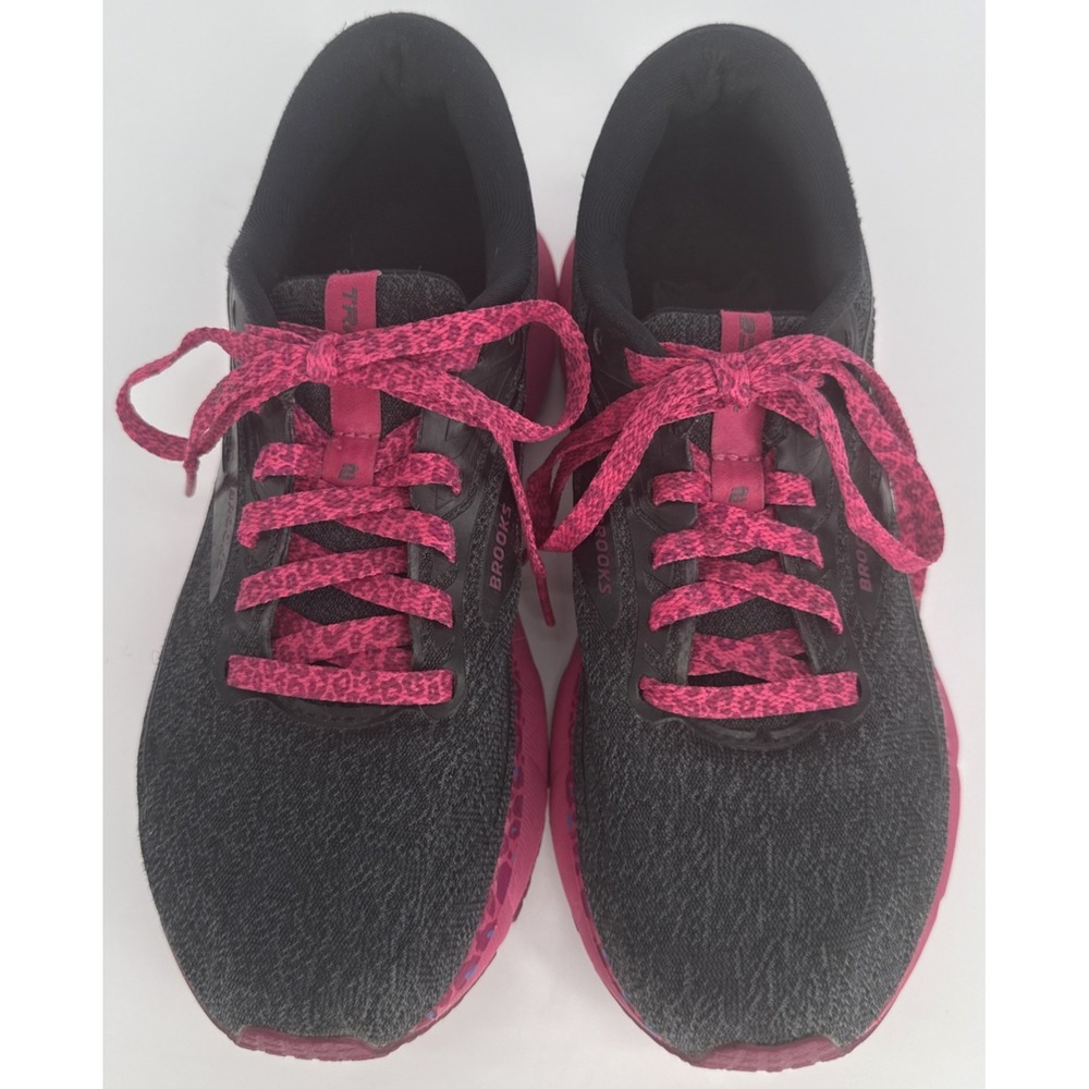 Brooks Trace 2 Running Shoes Women's 6.5 B Black Pink - Picture 3 of 13